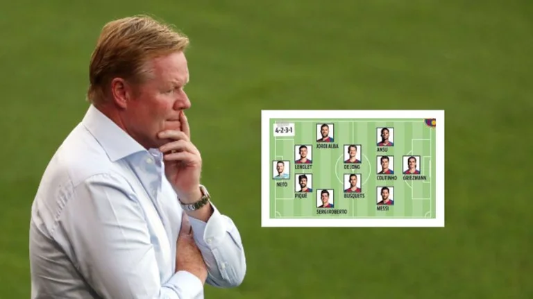 Coeman debuton con questa formazione in La League