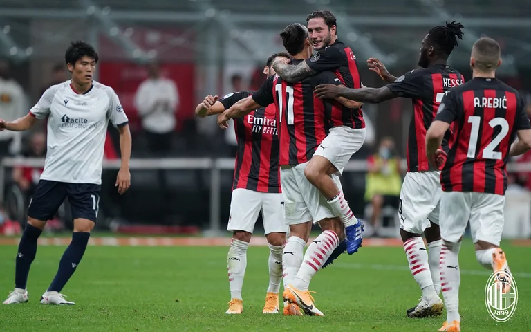 Milan kicks off on his feet, Zlatan gives him victory with his two goals