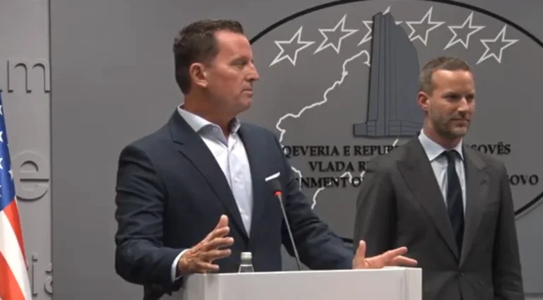 Grün: Wir wissen, dass viele Versprechen für die Bevölkerung des Kosovo gemacht worden sind, die USA versichern ihnen, dass wir in die Wirtschaft gehen