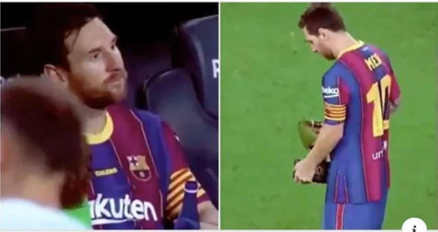 Il video doloroso di Leonel Mess dopo aver vinto un trofeo.