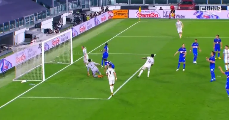 Bonucci acaba de marcar uno de los objetivos de carrera más fáciles para Juventu contra Sampdoria