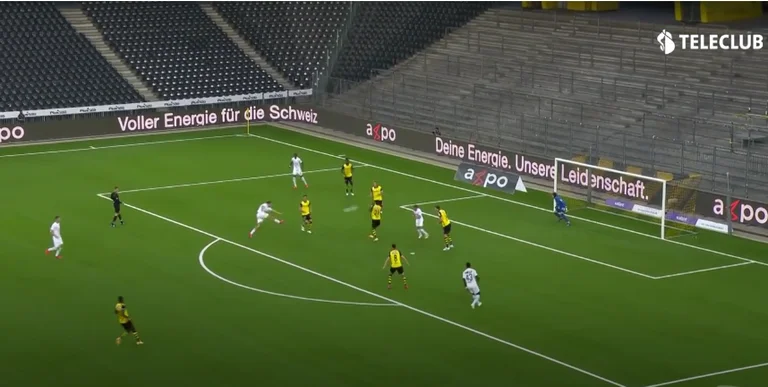 Super Benjamin Kololli shënon gol fantastik ndaj kampionit të Zvicrës