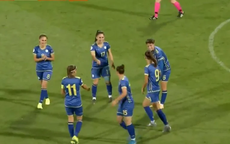 Super Kosova: Vajzat arrijnë ta mposhtin Estoninë