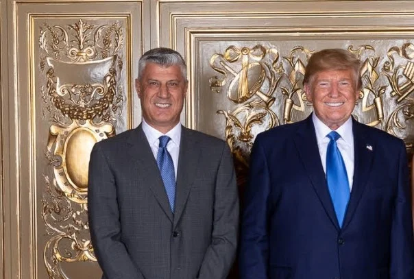 Reuters: Thaçi do ta nderojë Trumpin me “Urdhrin e Lirisë”
