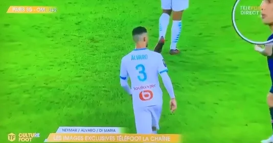 Dalin pamjet e gjestit të ulët të Di Marias, pështyn futbollistin e Marseille
