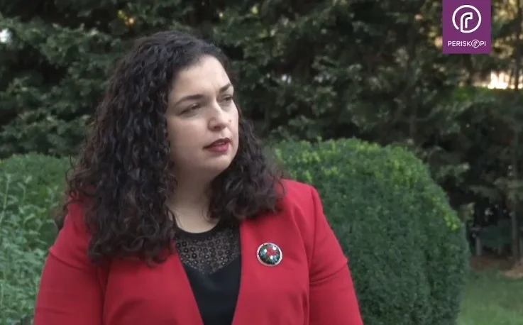 Did Vjosa Osmani talk to the VV about the collapse of former associate Avdullah Hoti?