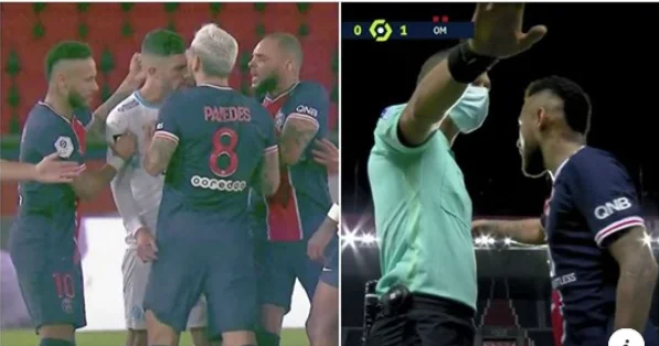 Neymar could be sentenced to seven matches after punching Alvaro Gomez last night