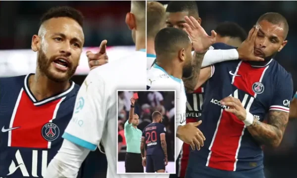 Neymar por Gonzalez: Lamento que no haya abofeteado a este imbécil en la cara.
