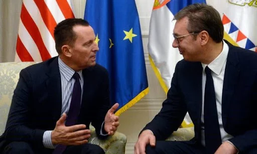 La Serbia scrive a Grenelli v. Vuciqi: È dittatore, è stato ministro della Propaganda nel tempo di Milosevic