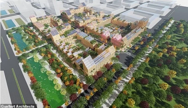 Los chinos construyen un conocedor - ciudad resistente