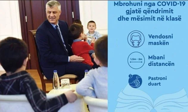 Thaci quiere que estudiantes y profesores respeten las reglas