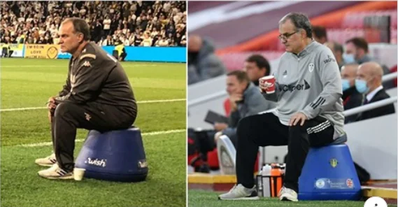 Scoprite perché Marcelo Bielsa si siede nel secchio durante i giochi di Leeds