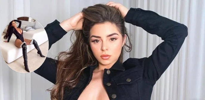 Demir Rose provoziert stark mit offenen Beinen