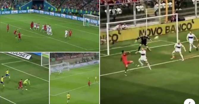 Video published by all 101 Ronaldo's goals with Portugal only eight away from the myth record