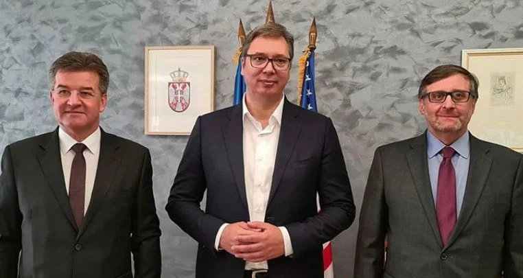 Vuçiq takohet me Palmer dhe Lajçak: Folëm për tema të rëndësishme, besoj se do të kemi rezultate