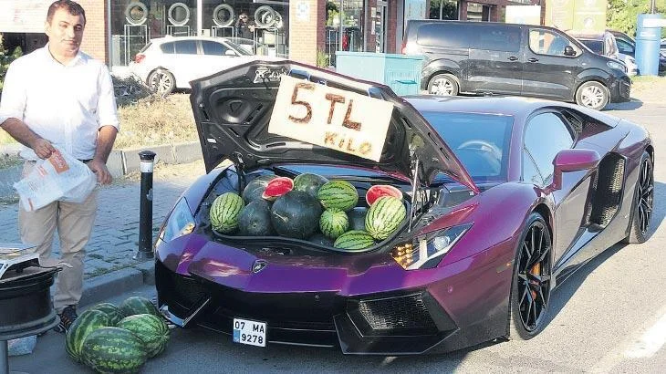 Shiste bostan me Lamborghini, dënohet nga policia
