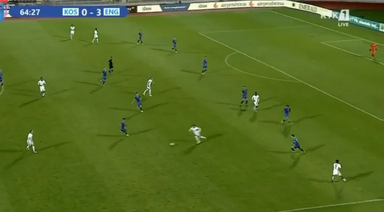 Sulmuesi i Arsenalit thyen rekord ndaj Kosovës, shënon tri gola për 10 minuta