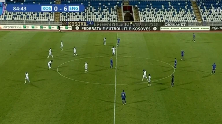 Mbrojtja e Kosova U21 në gjumë, anglezët shënojnë golin e 6