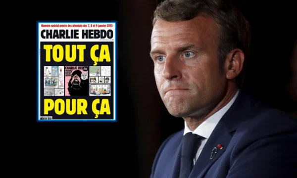 “Charlie Hebdo” vendos t’i ribotojë ilustrimet e profetit Muhamed, Makroni s’e kundërshton