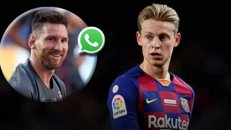 De Jong zbulon nëse Messi është larguar nga grupi i Barces në Whatsapp