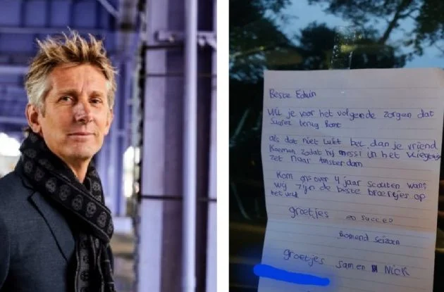 Ein Kinderbrief zum Van Der Saar Auto: Bringen Sie uns Mess oder Suarez