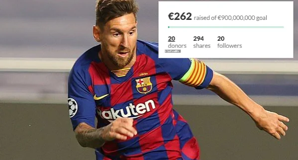 Deutsche Clubfans sammeln Geld für Messis Transfer