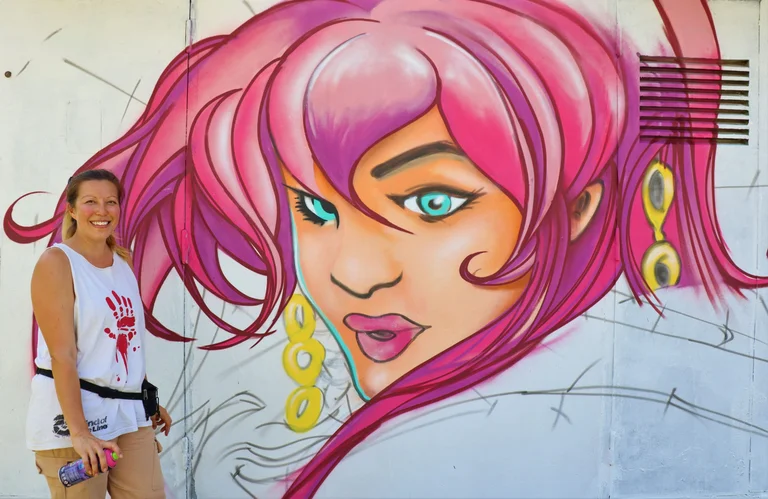 Proposal painting begins via graphic art in Pristina