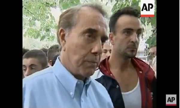 Senator Bob Dole recalls time when Serbs had tried to prevent his arrival in Kosovo