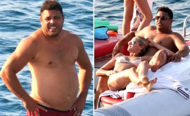Ronald in the arms of his girlfriend, the Brazilian physics takes attention