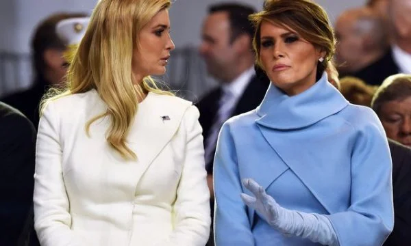 Melanie and Ivanka stick to each other, video points to a cold relationship.