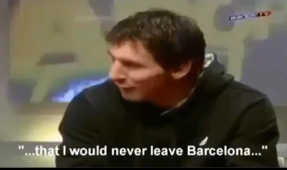 Videoja e Messit kur e dha fjalën që s’do të largohej nga Barcelona ka shkuar viral