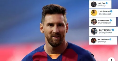 Messi dërgoi në ekstazë rrjetet sociale mbrëmë: Reagojnë Figo, Suarez dhe Lineker