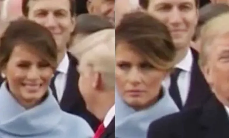Melanie Trump's body language, says that she has had enough of her husband