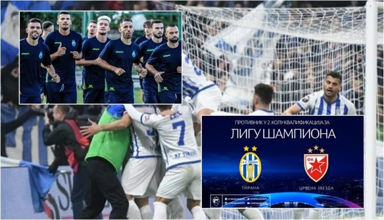 La squadra serba si abbatte sui social network affronterà Tirana nella Champions League