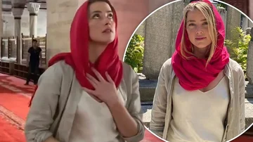 Entrée dans la mosquée sans gilet, Amber Herd a été attaqué par des fans :