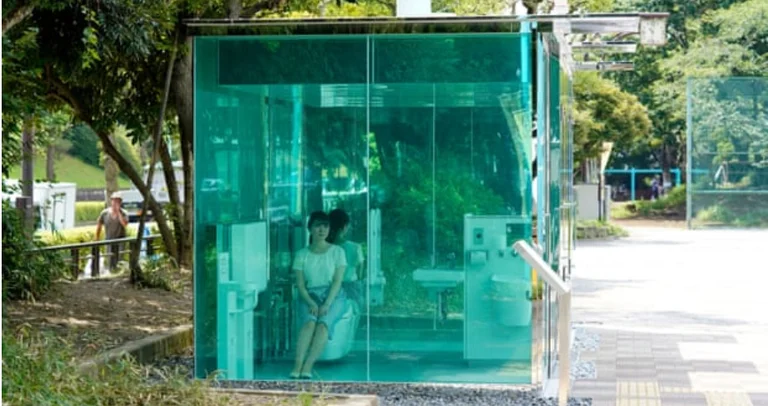 Tokyo installs transparent public toilets, the very interesting reason