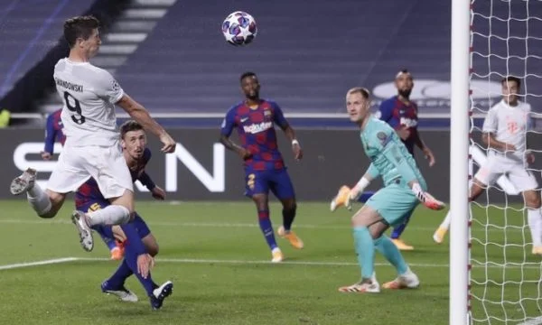 Lewandowski y Bayern récords después de 8-2 victoria sobre Barcelona