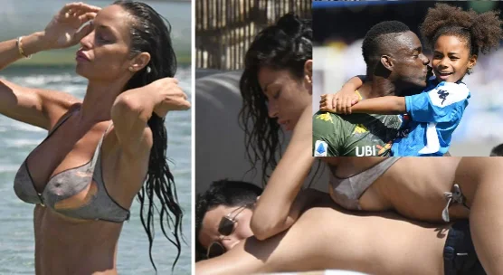 La mère de Balotelli profite de vacances en Grèce, exposée dans les bras du jeune petit ami