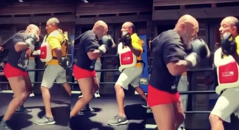 Mike Tyson weiß nicht, wie er alt ist, geht er mit schrecklichen Videos vom Ring weiter.