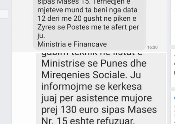 MPMS chiarisce circa errore nel pagamento 130 euro