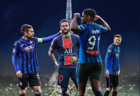 Offizielle Formationen: Atalanta '% PSG