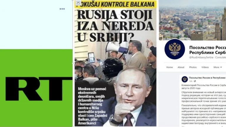 Was ist los? Russische Botschaft kollidiert mit den Medien in Belgrad