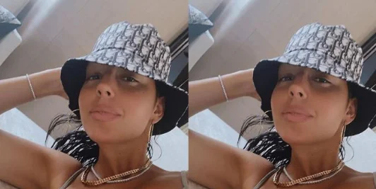 La ragazza di Ronaldo si presenta così un altro dettaglio si distingue