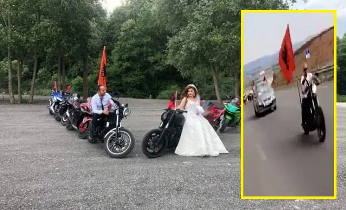 Non fermano Panemida, prendono la sposa con moto a Kline