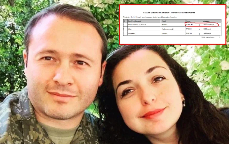 The husband reveals the 42 thousand euros Vjosa Osmani hid in the wealth declaration