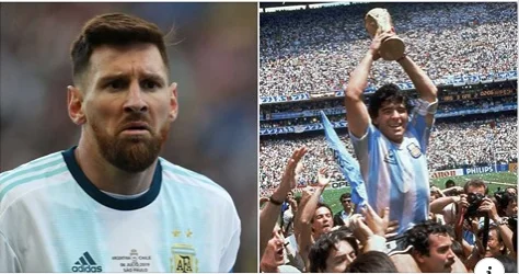 Maradona è il signore del calcio, e Mess è il migliore degli uomini.