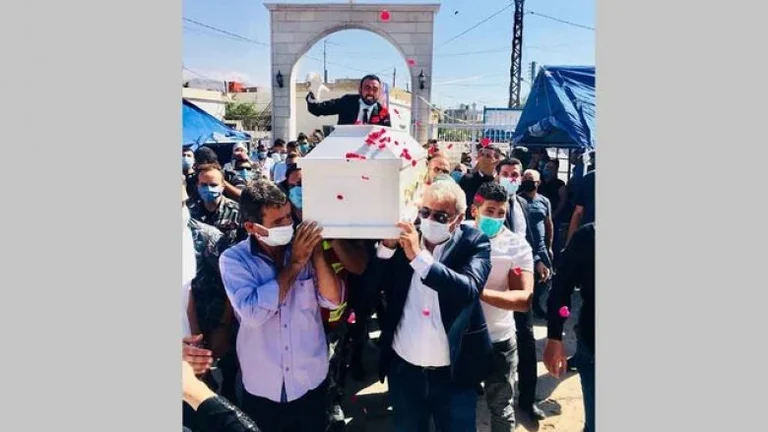 Beerdigung statt Hochzeit: Die Krankenschwester ist zum Symbol der Tragödie in Beirut geworden