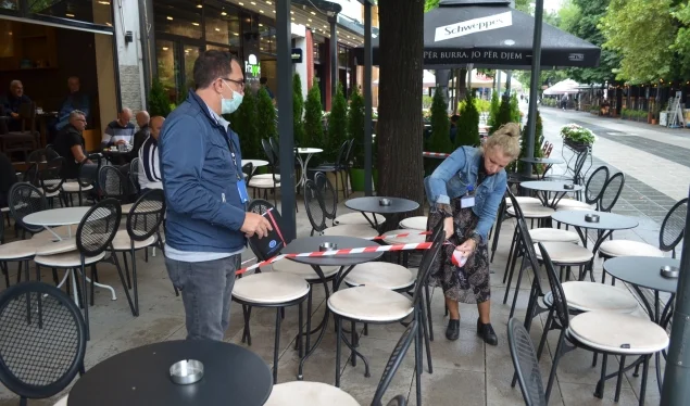Ispezione in azione, controlla i caffè a Mitrovica