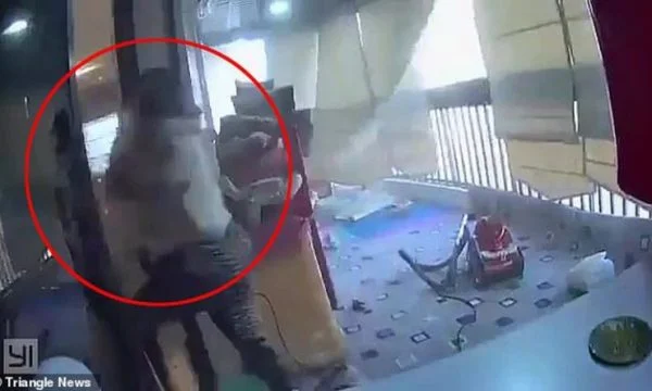Pamjet që po bëjnë xhiron e botës, shërbyesja vrapon për të mbrojtur vajzën e vogël nga shpërthimi në Bejrut