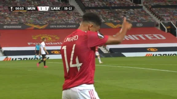 Dy gola në 2 minuta te Manchester-LASK, rikthehet Lingard